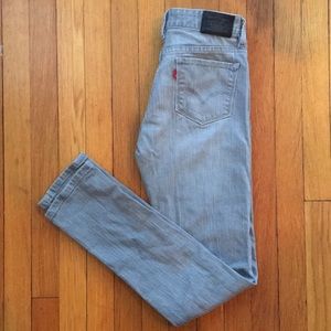 Levi’s Light Gray Skinny Jeans Sz 27